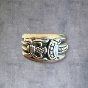 Authentic Chrome Hearts Dagger Ring .925 Sterling Silver Size 9 (Fits 8.5) 14g